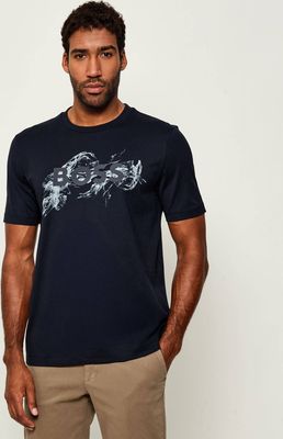BOSS BLACK - T-shirt męski ze sklepu: Gomez Fashion Store w kategorii: T-shirty męskie - zdjęcie 874714-BD9-10338_BB255M000228404