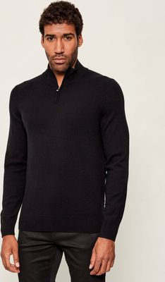 Sweter męski na zimę BOSS BLACK ze sklepu: Gomez Fashion Store w kategorii: Swetry męskie - zdjęcie 874714-BD9-10338_BB255M000250001
