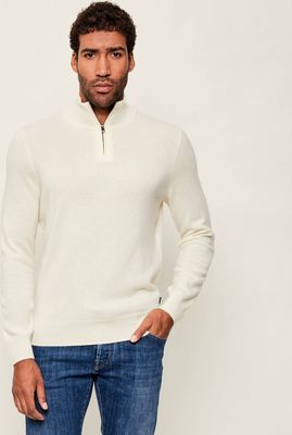 Sweter męski na zimę BOSS BLACK ze sklepu: Gomez Fashion Store w kategorii: Swetry męskie - zdjęcie 874714-BD9-10338_BB255M000250131