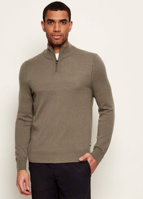 BOSS BLACK - Sweter męski casual ze sklepu: Gomez Fashion Store w kategorii: Swetry męskie - zdjęcie 874714-BD9-10338_BB255M000250245