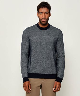 Sweter męski BOSS BLACK ze sklepu: Gomez Fashion Store w kategorii: Swetry męskie - zdjęcie 874714-BD9-10338_BB255M000251404