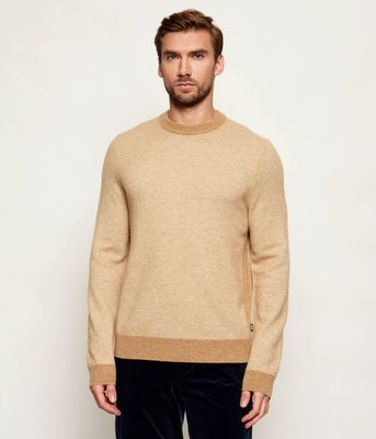 Sweter męski zimowy BOSS BLACK ze sklepu: Gomez Fashion Store w kategorii: Swetry męskie - zdjęcie 874714-BD9-10338_BB255M000251260