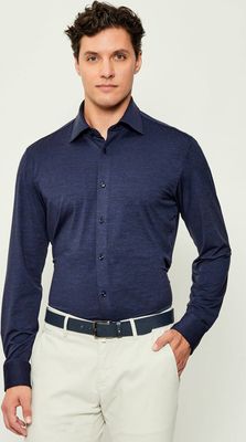 Koszula męska z klasycznym kołnierzykiem BOSS BLACK ze sklepu: Gomez Fashion Store w kategorii: Koszule męskie - zdjęcie 874714-BD9-10338_BB255M000265404