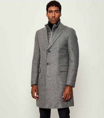 Płaszcz męski BOSS BLACK ze sklepu: Gomez Fashion Store w kategorii: Płaszcze męskie - zdjęcie 874714-BD9-10338_BB255M000314041