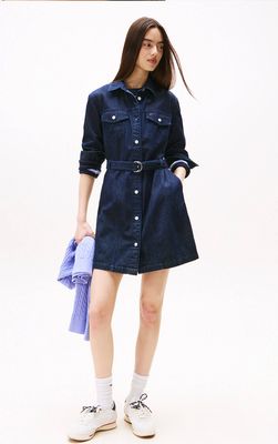 Sukienka koszulowa Tommy Jeans ze sklepu: Gomez Fashion Store w kategorii: Sukienki - zdjęcie 874714-BD9-10338_TM255W000086D75