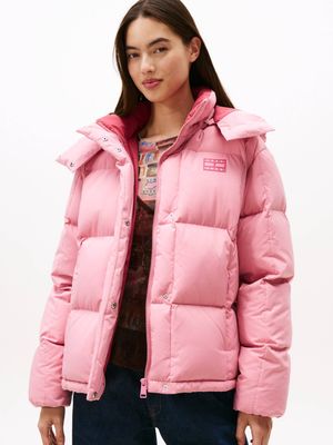 Kurtka damska casual Tommy Jeans ze sklepu: Gomez Fashion Store w kategorii: Kurtki damskie - zdjęcie 874714-BD9-10338_TM255W000104Z88