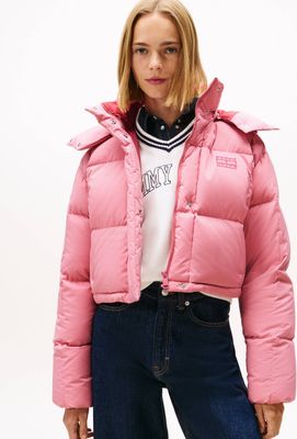 Kurtka damska casualowa Tommy Jeans ze sklepu: Gomez Fashion Store w kategorii: Kurtki damskie - zdjęcie 874714-BD9-10338_TM255W000105Z88