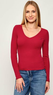 Bluzka damska na wiosnę Tommy Jeans ze sklepu: Gomez Fashion Store w kategorii: Bluzki damskie - zdjęcie 874714-BD9-10338_TM255W000116Z90