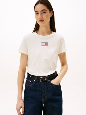 Bluzka damska na wiosnę Tommy Jeans ze sklepu: Gomez Fashion Store w kategorii: Bluzki damskie - zdjęcie 874714-BD9-10338_TM255W000160A13