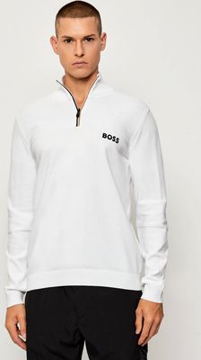 Sweter męski casual BOSS GREEN ze sklepu: Gomez Fashion Store w kategorii: Swetry męskie - zdjęcie 874714-BD9-10338_BG255M000025100