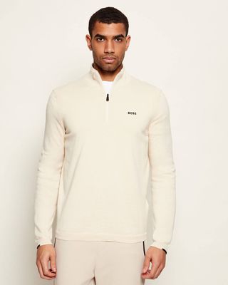 BOSS GREEN - Sweter męski casual ze sklepu: Gomez Fashion Store w kategorii: Swetry męskie - zdjęcie 874714-BD9-10338_BG255M000026131