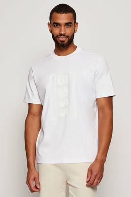 T-shirt męski casualowy w stylu młodzieżowym BOSS GREEN ze sklepu: Gomez Fashion Store w kategorii: T-shirty męskie - zdjęcie 874714-BD9-10338_BG255M000040101