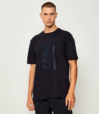 T-shirt męski BOSS GREEN ze sklepu: Gomez Fashion Store w kategorii: T-shirty męskie - zdjęcie 874714-BD9-10338_BG255M000040402