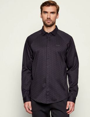 Koszula męska z klasycznym kołnierzykiem BOSS GREEN ze sklepu: Gomez Fashion Store w kategorii: Koszule męskie - zdjęcie 874714-BD9-10338_BG255M000057405