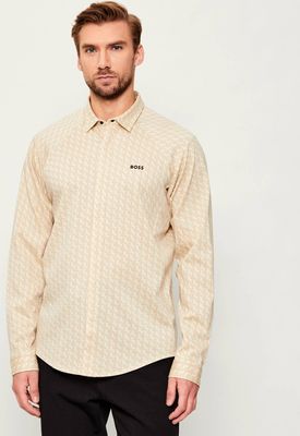 Koszula męska z klasycznym kołnierzykiem BOSS GREEN ze sklepu: Gomez Fashion Store w kategorii: Koszule męskie - zdjęcie 874714-BD9-10338_BG255M000057131