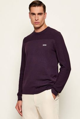Sweter męski casualowy BOSS GREEN ze sklepu: Gomez Fashion Store w kategorii: Swetry męskie - zdjęcie 874714-BD9-10338_BG255M000070517