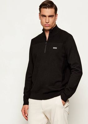 Sweter męski na zimę BOSS GREEN ze sklepu: Gomez Fashion Store w kategorii: Swetry męskie - zdjęcie 874714-BD9-10338_BG255M000073001