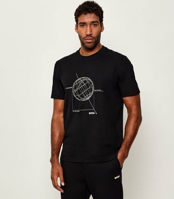 BOSS GREEN - T-shirt męski ze sklepu: Gomez Fashion Store w kategorii: T-shirty męskie - zdjęcie 874714-BD9-10338_BG255M000103001