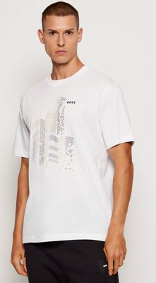 T-shirt męski BOSS GREEN ze sklepu: Gomez Fashion Store w kategorii: T-shirty męskie - zdjęcie 874714-BD9-10338_BG255M000120100