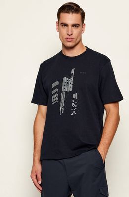 T-shirt męski BOSS GREEN ze sklepu: Gomez Fashion Store w kategorii: T-shirty męskie - zdjęcie 874714-BD9-10338_BG255M000120402