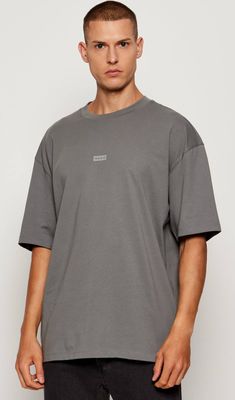 T-shirt męski na wiosnę Hugo Blue ze sklepu: Gomez Fashion Store w kategorii: T-shirty męskie - zdjęcie 874714-BD9-10338_BJ255M000001036
