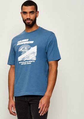 T-shirt męski w stylu młodzieżowym Hugo Blue ze sklepu: Gomez Fashion Store w kategorii: T-shirty męskie - zdjęcie 874714-BD9-10338_BJ255M000016472