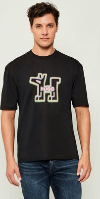 T-shirt męski na wiosnę Hugo Blue ze sklepu: Gomez Fashion Store w kategorii: T-shirty męskie - zdjęcie 874714-BD9-10338_BJ255M000034001