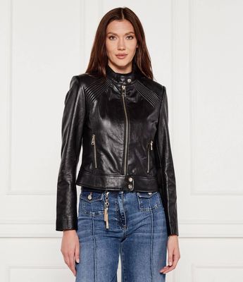 Kurtka damska jesienna Liu Jo ze sklepu: Gomez Fashion Store w kategorii: Kurtki damskie - zdjęcie 874714-BD9-10338_LC254W000046222