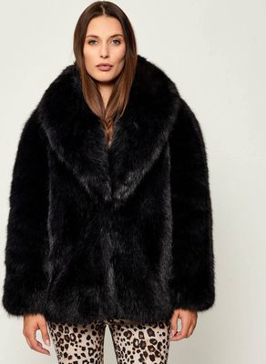 Futro damskie jesienne Liu Jo ze sklepu: Gomez Fashion Store w kategorii: Futra damskie - zdjęcie 874714-BD9-10338_LC254W000071222