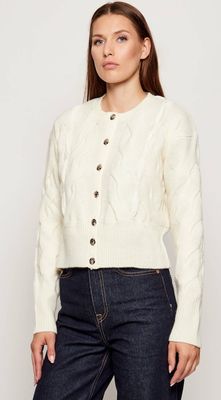 Sweter damski na zimę Liu Jo ze sklepu: Gomez Fashion Store w kategorii: Swetry damskie - zdjęcie 874714-BD9-10338_LC254W000073E30