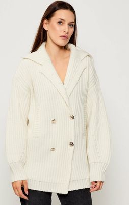 Sweter damski na zimę Liu Jo ze sklepu: Gomez Fashion Store w kategorii: Swetry damskie - zdjęcie 874714-BD9-10338_LC254W000080E30