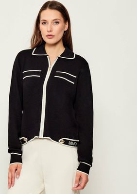 Liu Jo Sport - Sweter damski na zimę ze sklepu: Gomez Fashion Store w kategorii: Swetry damskie - zdjęcie 874714-BD9-10338_LS254W000029984