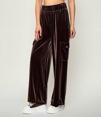 Spodnie damskie jesienne Liu Jo Sport ze sklepu: Gomez Fashion Store w kategorii: Spodnie damskie - zdjęcie 874714-BD9-10338_LS254W000034985