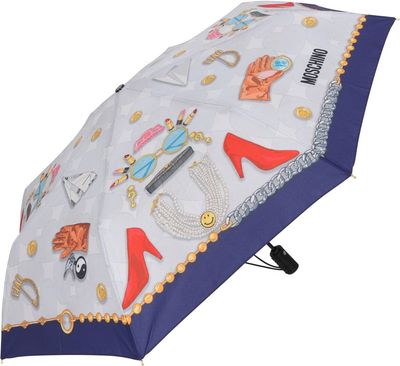 Parasol Moschino ze sklepu: Gomez Fashion Store w kategorii: Parasole - zdjęcie 874714-BD9-10338_MO255W000002905