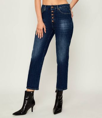 Jeansy damskie na wiosnę DONDUP - made in Italy ze sklepu: Gomez Fashion Store w kategorii: Jeansy damskie - zdjęcie 874714-BD9-10338_DN255W000006800