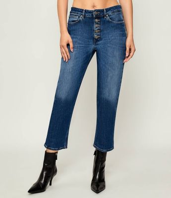 Jeansy damskie DONDUP - made in Italy ze sklepu: Gomez Fashion Store w kategorii: Jeansy damskie - zdjęcie 874714-BD9-10338_DN255W000009800