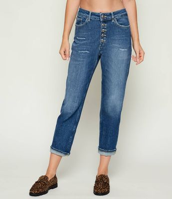 Jeansy damskie na wiosnę DONDUP - made in Italy ze sklepu: Gomez Fashion Store w kategorii: Jeansy damskie - zdjęcie 874714-BD9-10338_DN255W000010800