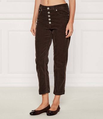 Spodnie damskie jesienne DONDUP - made in Italy ze sklepu: Gomez Fashion Store w kategorii: Spodnie damskie - zdjęcie 874714-BD9-10338_DN255W000011737