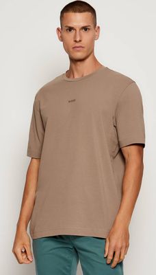 T-shirt męski wiosenny casualowy BOSS ORANGE ze sklepu: Gomez Fashion Store w kategorii: T-shirty męskie - zdjęcie 874714-BD9-10338_BO255M000001346