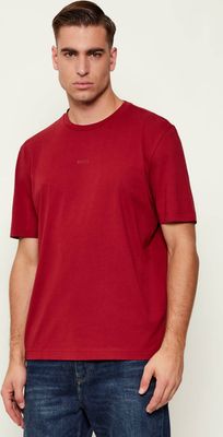BOSS ORANGE - T-shirt męski casualowy ze sklepu: Gomez Fashion Store w kategorii: T-shirty męskie - zdjęcie 874714-BD9-10338_BO255M000001614