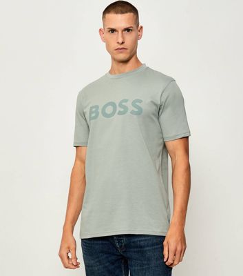 T-shirt męski na wiosnę BOSS ORANGE ze sklepu: Gomez Fashion Store w kategorii: T-shirty męskie - zdjęcie 874714-BD9-10338_BO255M000002351
