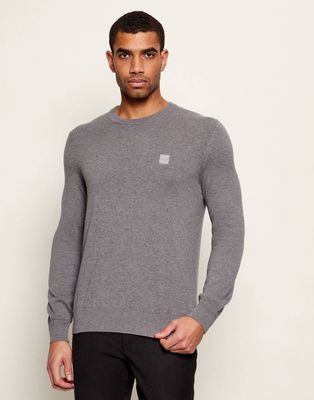 Sweter męski casual BOSS ORANGE ze sklepu: Gomez Fashion Store w kategorii: Swetry męskie - zdjęcie 874714-BD9-10338_BO255M000026041