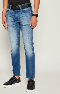 Jeansy męskie wiosenne BOSS ORANGE ze sklepu: Gomez Fashion Store w kategorii: Jeansy męskie - zdjęcie 874714-BD9-10338_BO255M000069439