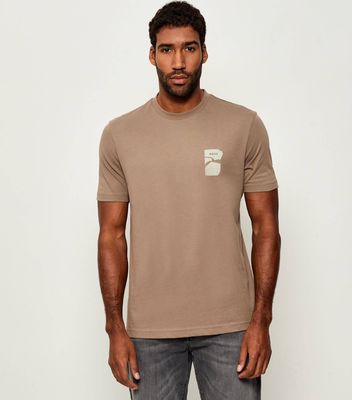T-shirt męski na wiosnę casual BOSS ORANGE ze sklepu: Gomez Fashion Store w kategorii: T-shirty męskie - zdjęcie 874714-BD9-10338_BO255M000074346