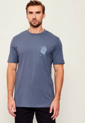 T-shirt męski BOSS ORANGE ze sklepu: Gomez Fashion Store w kategorii: T-shirty męskie - zdjęcie 874714-BD9-10338_BO255M000074495