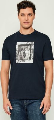 T-shirt męski na wiosnę BOSS ORANGE ze sklepu: Gomez Fashion Store w kategorii: T-shirty męskie - zdjęcie 874714-BD9-10338_BO255M000075404