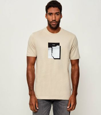 T-shirt męski w stylu młodzieżowym na wiosnę BOSS ORANGE ze sklepu: Gomez Fashion Store w kategorii: T-shirty męskie - zdjęcie 874714-BD9-10338_BO255M000076271