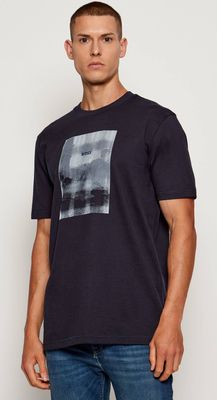 T-shirt męski na wiosnę młodzieżowy BOSS ORANGE ze sklepu: Gomez Fashion Store w kategorii: T-shirty męskie - zdjęcie 874714-BD9-10338_BO255M000076404