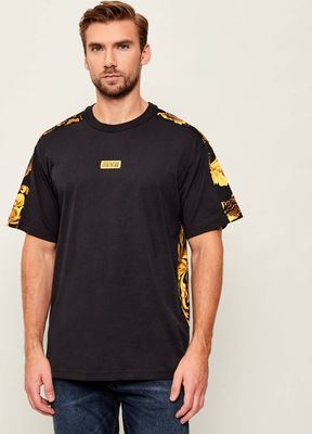 Versace Jeans Couture - T-shirt męski na wiosnę w stylu młodzieżowym ze sklepu: Gomez Fashion Store w kategorii: T-shirty męskie - zdjęcie 874714-BD9-10338_VR255M000034A06