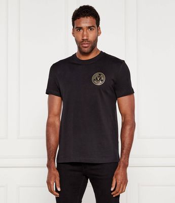 T-shirt męski na wiosnę Versace Jeans Couture ze sklepu: Gomez Fashion Store w kategorii: T-shirty męskie - zdjęcie 874714-BD9-10338_VR255M000037A06